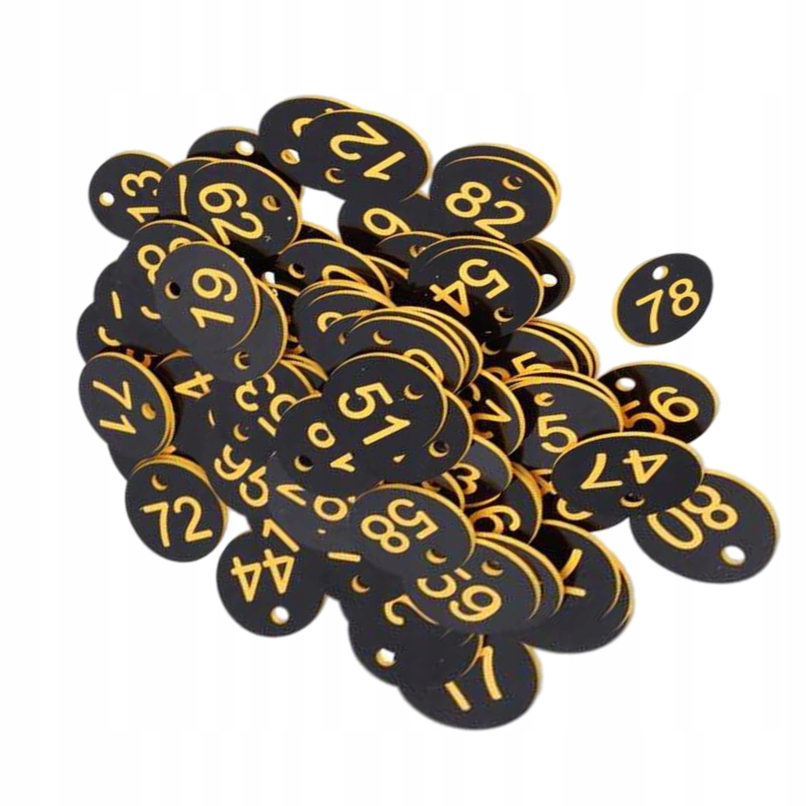 100x Protable numer tagu numer 1-100 dla kluczy Marka Inna