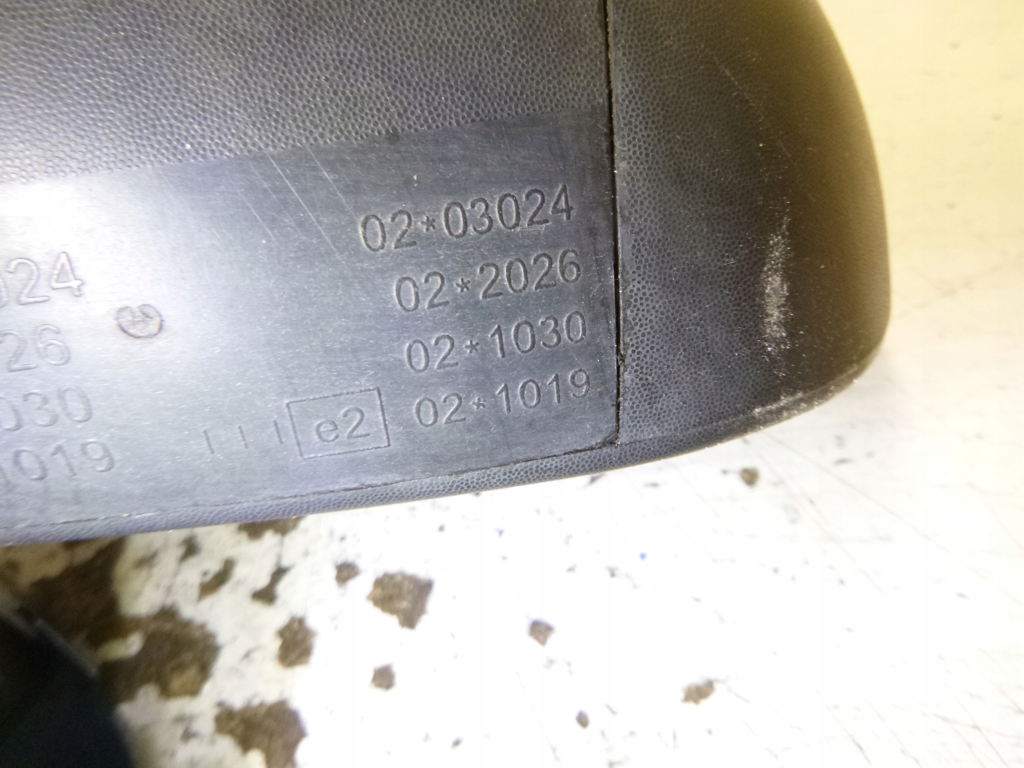 mirror left Citroen C2 KBNB 2004r. manually
