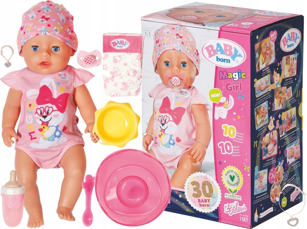 

Baby Born Lalka Interaktywna Magic Girl 827956