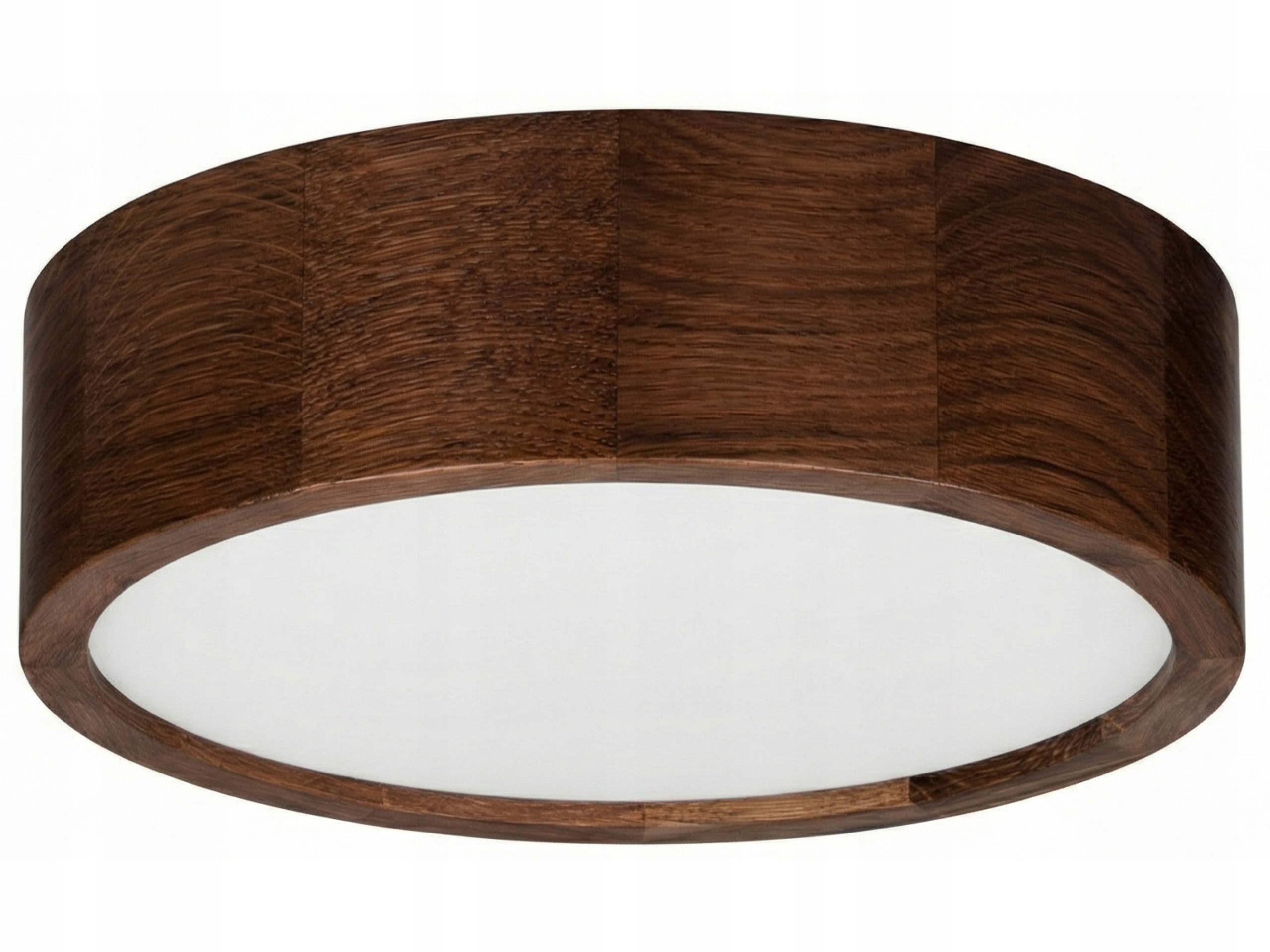 Stropná lampa Leja Stropné Svietidlo drevo fi275 Tmavý dub do obývacej izby kuchyne Štýlová