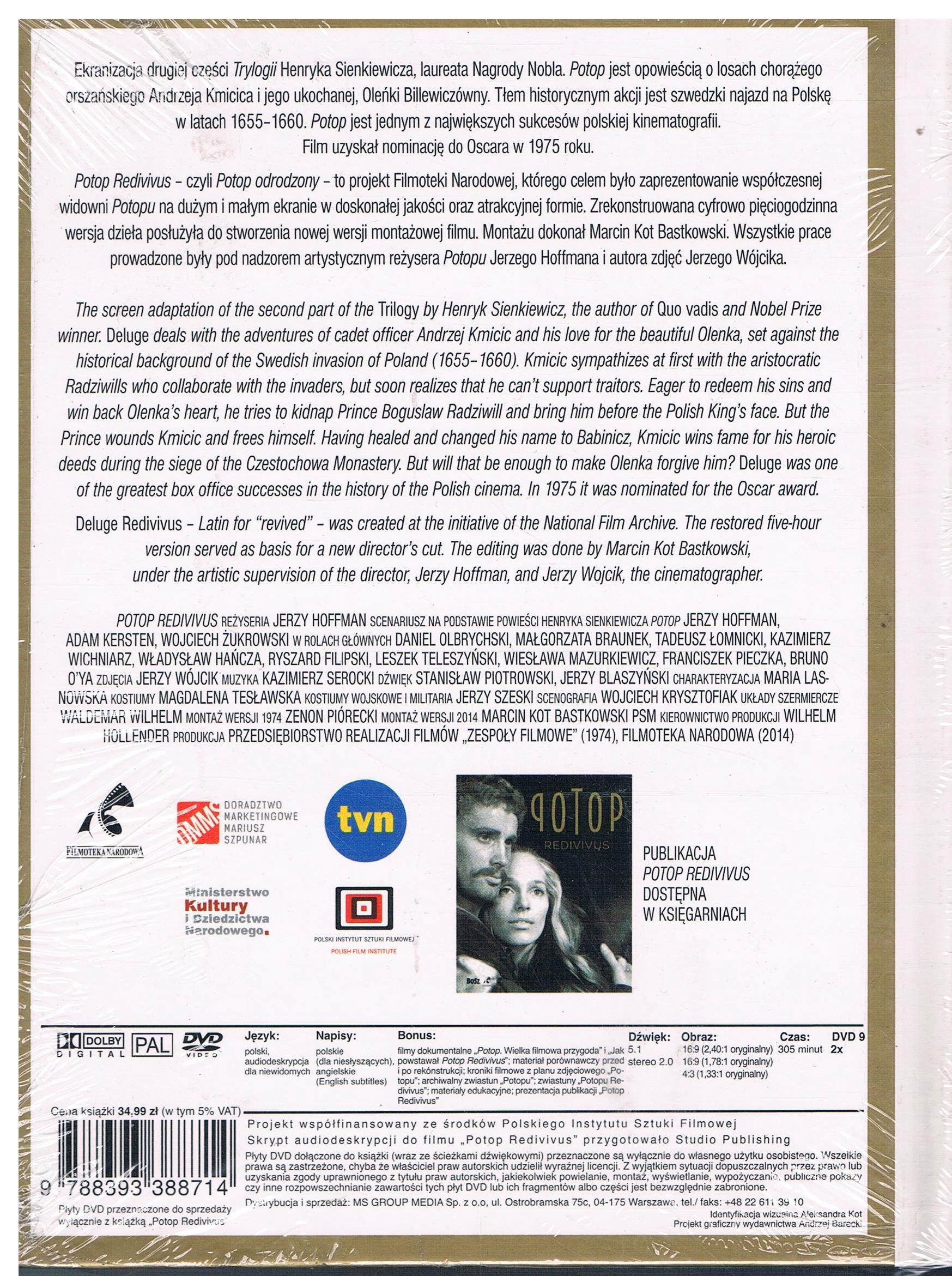 POTOP REDIVIVUS [DVD] EAN (GTIN) 9788393388714