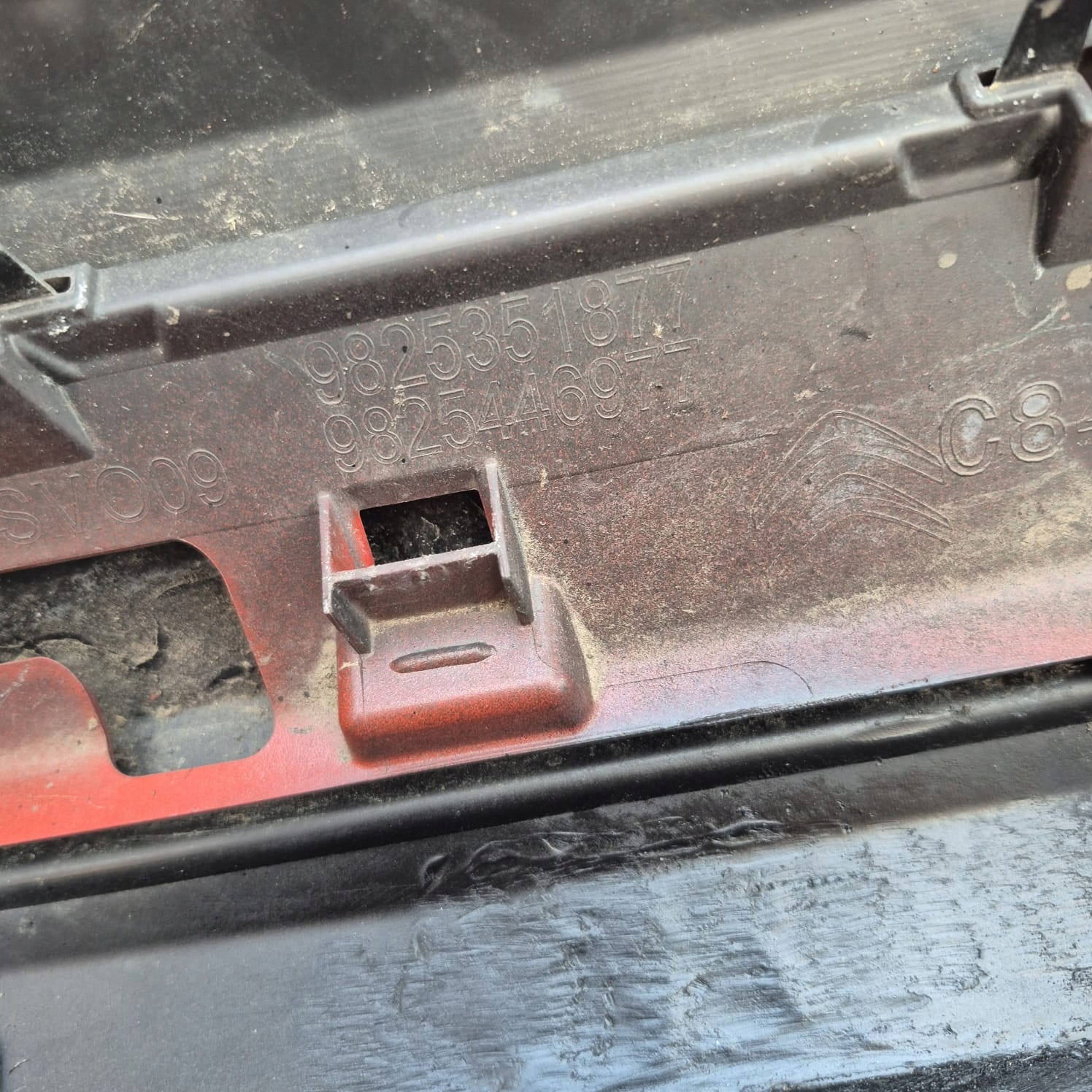 CITROEN C5 AIRCROSS 17- bumper rear part rear PDC