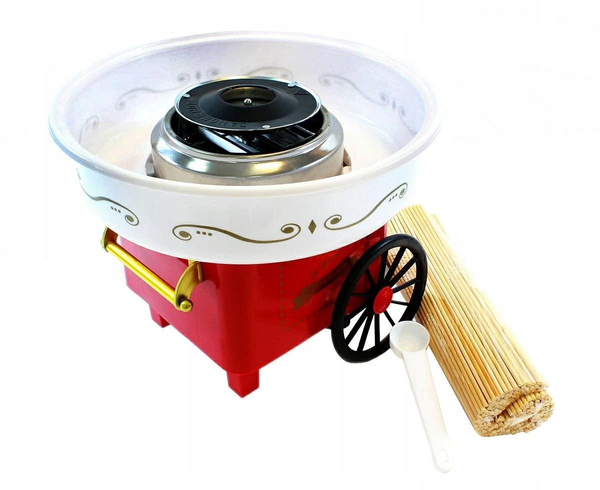 Apt AG137D Stroj na cukrovou vatu Červená