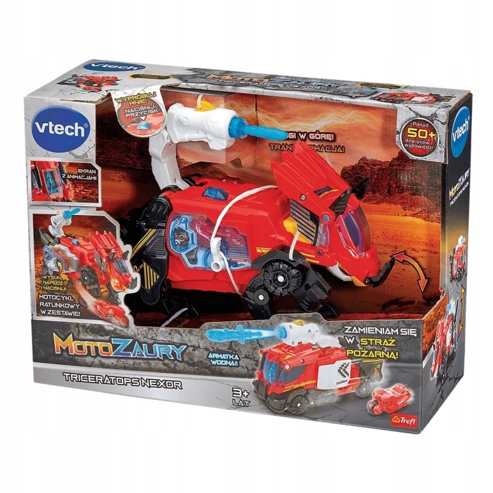 VTech: Motozaury Triceratops Nexor XL Straż pożarna 61954