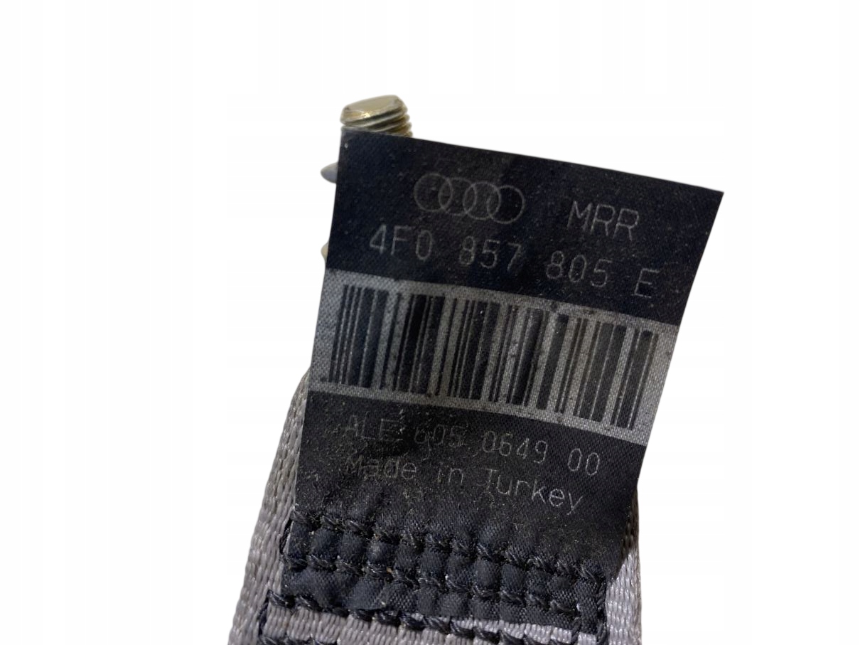 Gurten Sicherheits links heck AUDI A6 C6 4F0857805E