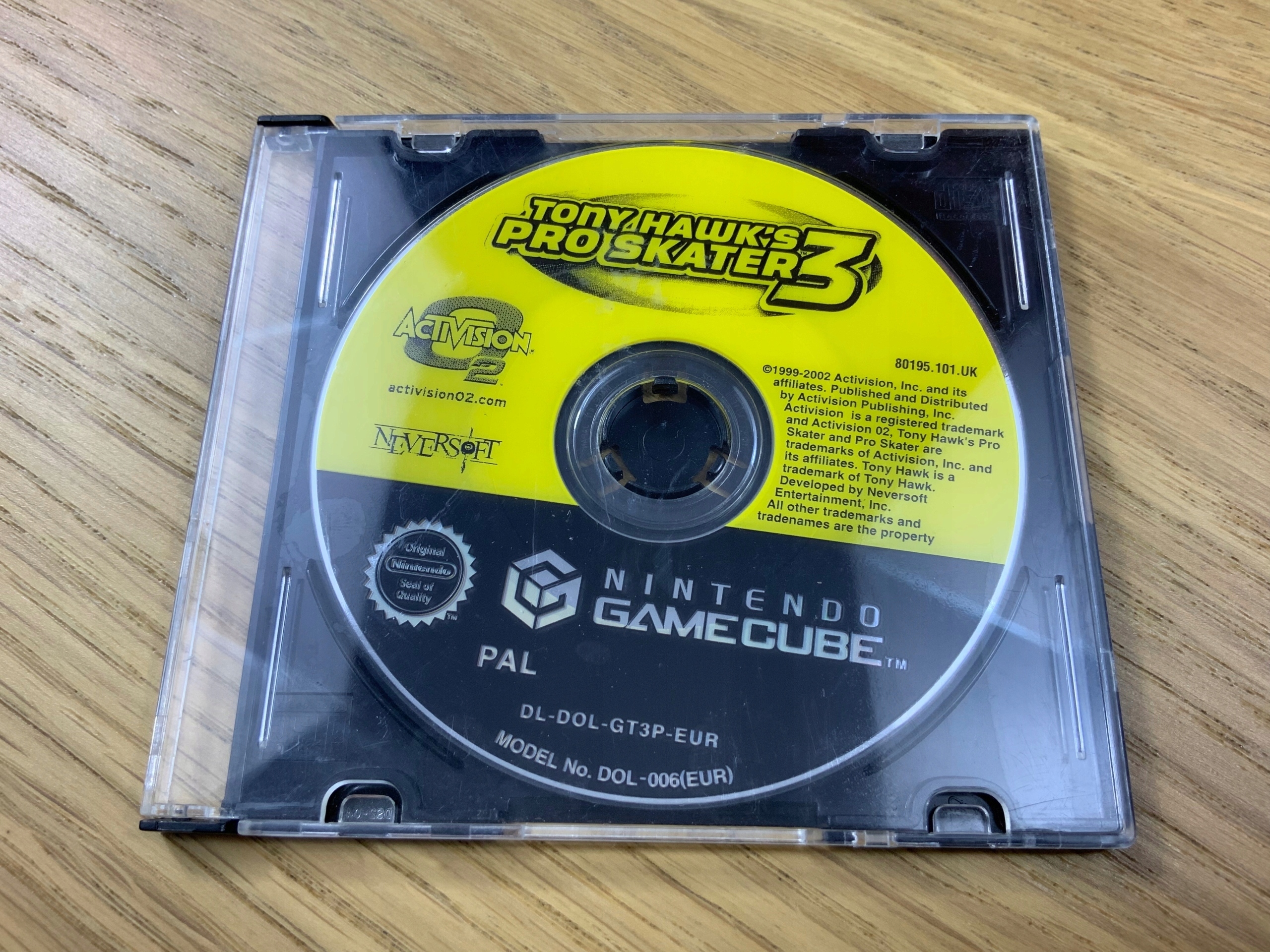 TONY HAWK’S PRO SKATER 3 HAWKS płyta bdb NINTENDO GAMECUBE Platforma Nintendo GameCube