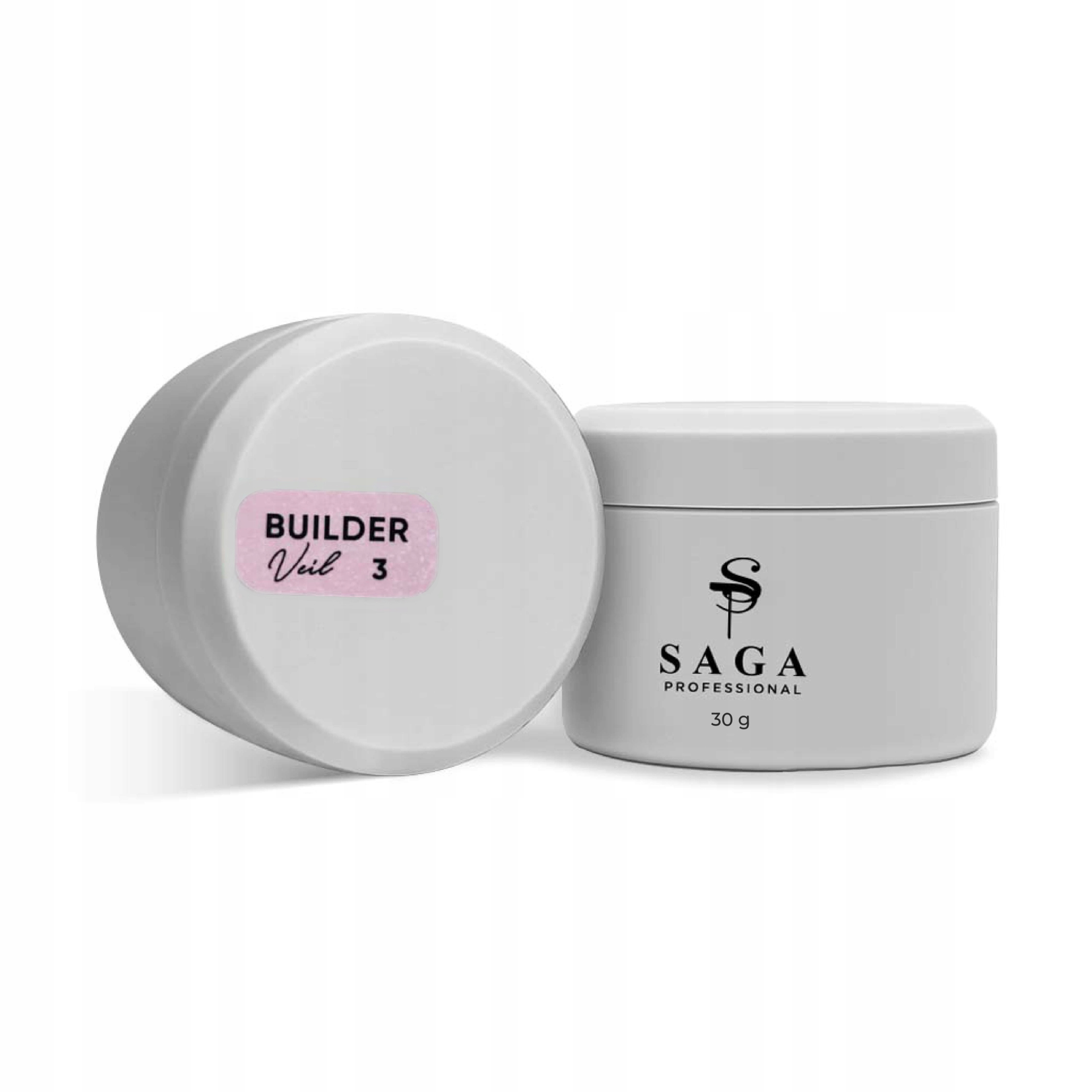 Professional Builder Gel Veil 03, żel budujący z drobinkami