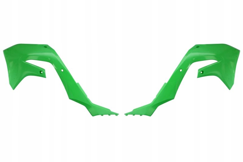 Kryty chladičov, farba zelená, vhodné pre Kawasaki Kx 250/450 2019-2023