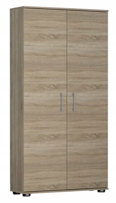 Regał Szafka Biurowa 80 x 182 x 32 cm Sonoma Zamek