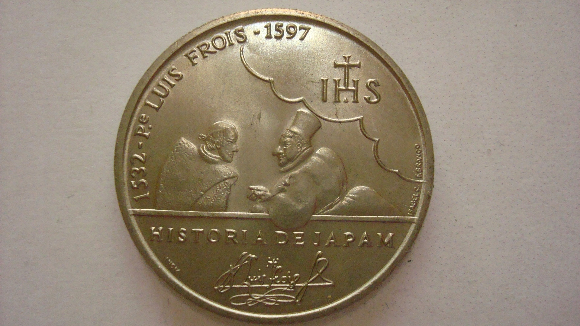 Portugalia moneta 200 escudos 1997 Frois stan 1