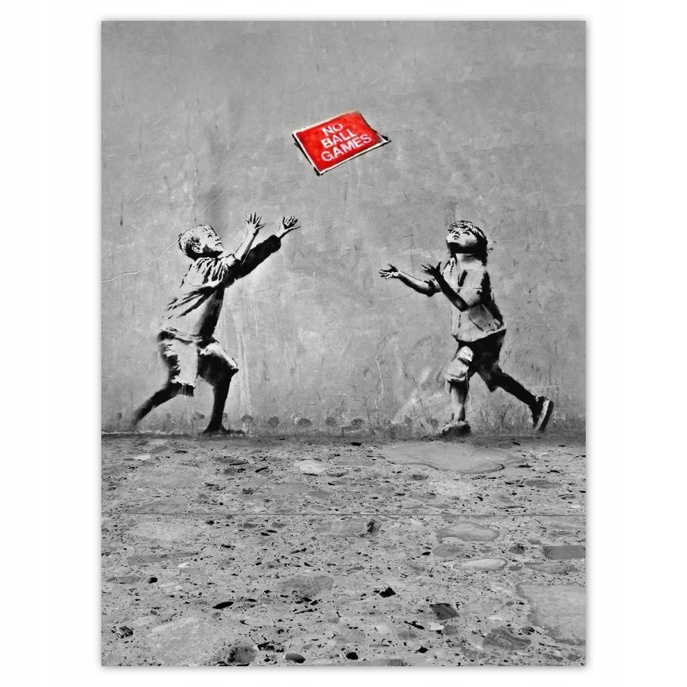 

Plakat 30x40 Banksy No Ball Games