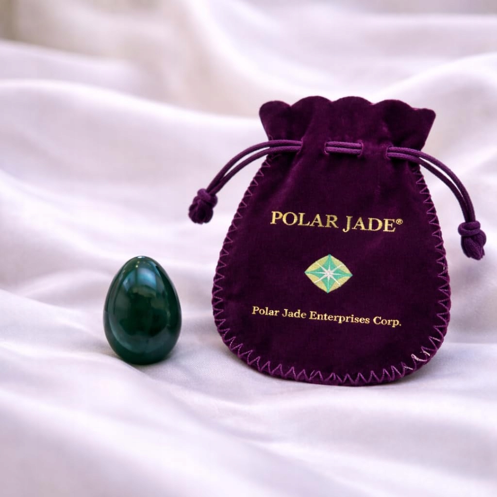 POLAR JADE Nephrytowe Jajko Do Ćwiczeń Kegla i Medytacji — miniatura 3