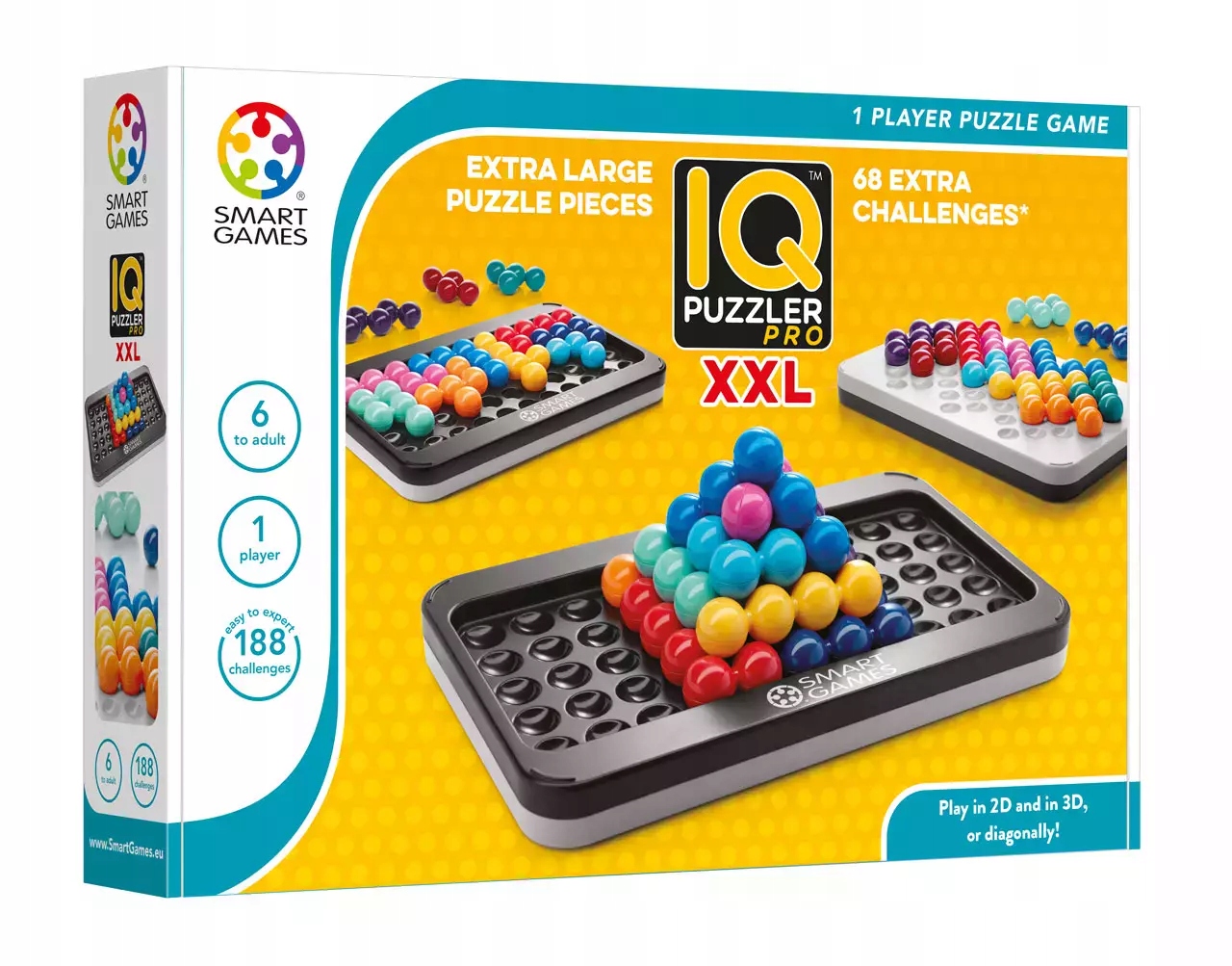Smart Games. Iq Puzzler Pro XXL (wersja angielska)