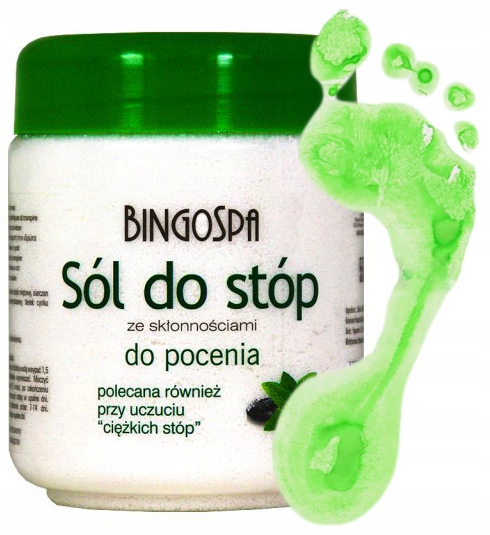 

Pocenie Się Stóp Sól Do Stóp 550g Bingospa Pedi