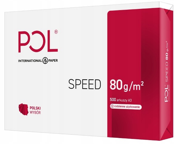 

Papier ksero A3 80g Polspeed