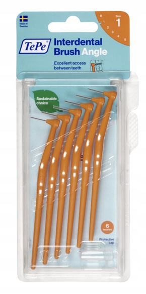 

TePe Angle 0.45 mm Szczoteczki Międzyzębowe 6 szt.