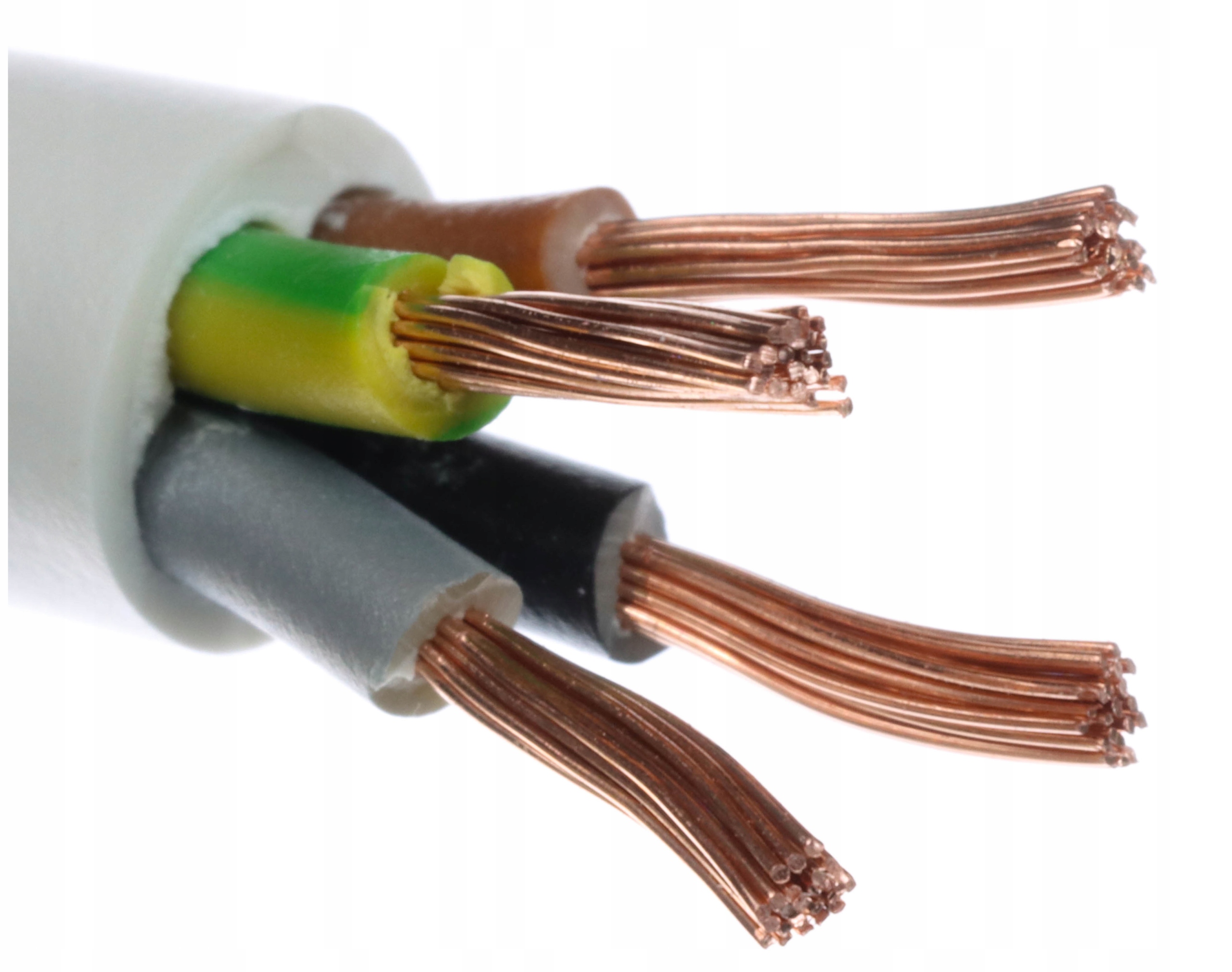 

Kabel instalacyjny 4-żyłowy giętki OMY4x0,75 50m.