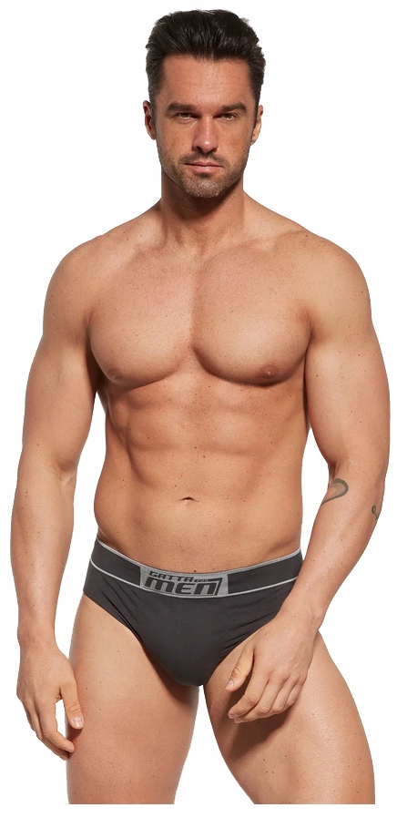 5X GATTA SLIPY MAJTKI BAWEŁNA TITANIUM GRAFIT XXL Linia plus size (duże rozmiary)