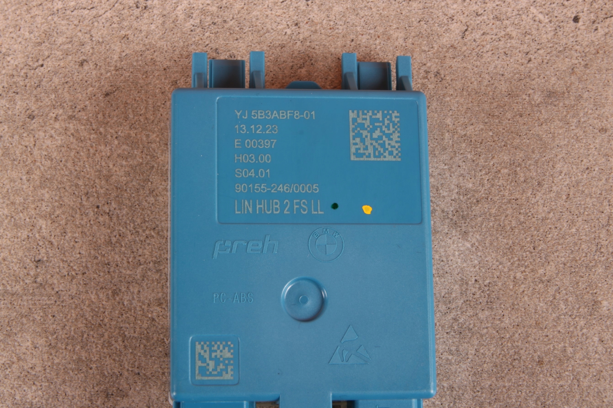 BMW module control unit lighting LED LIN HUB 2 FS LL 5B3ABF8