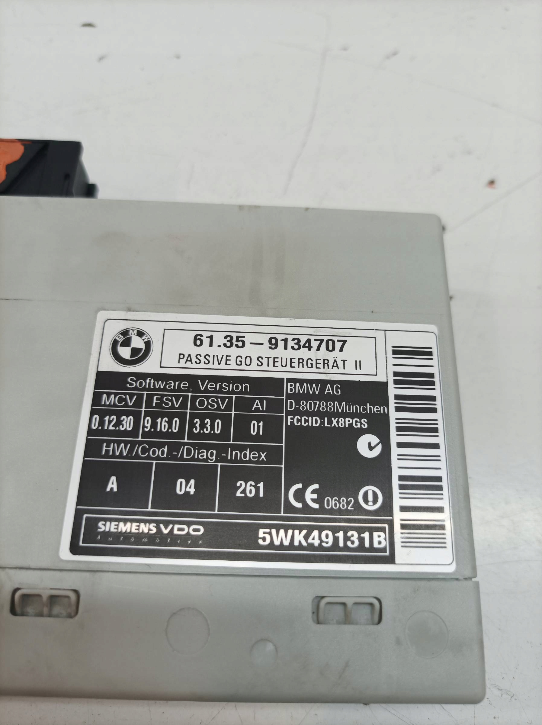 Module PASSIVE GO 9134707 Bmw X6 et (2009-2014) E71