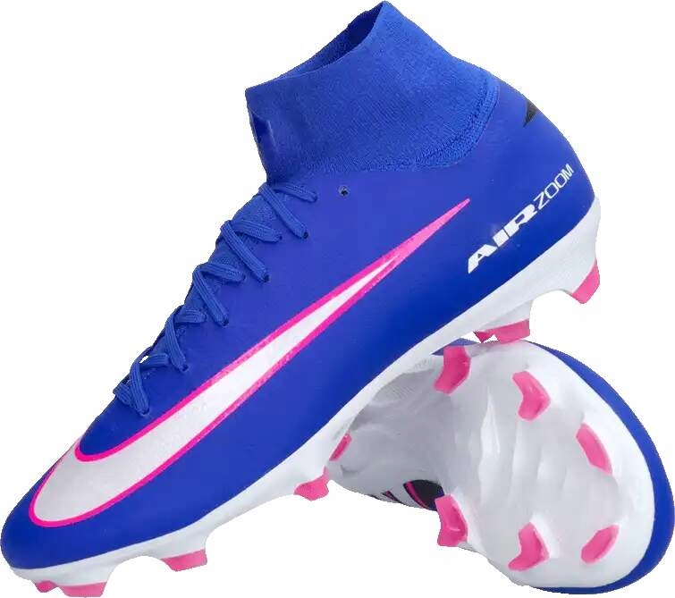 Męskie prasy Nike Zoom Mercurial Superfly 10 Pro Fg/mg niebieskie