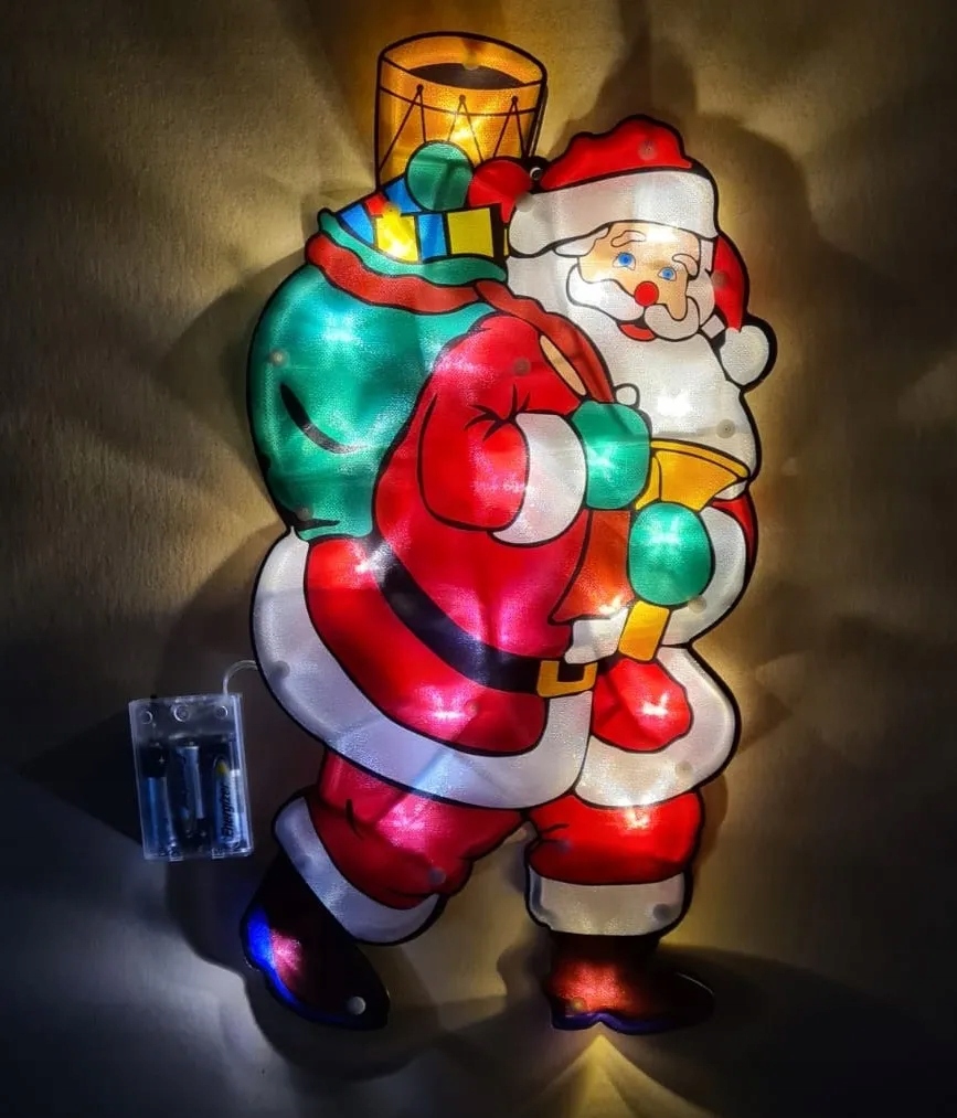 OZDOBA ŚWIĄTECZNA LED LAMPKI FOLIA 45CM ŚWIĘTA Marka inna