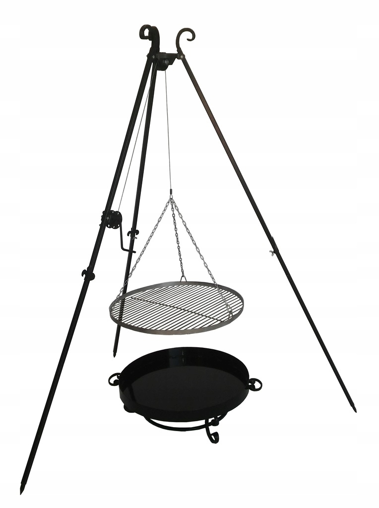 

Trójnóg grill ogrodowy palenisko i ruszt 60 cm