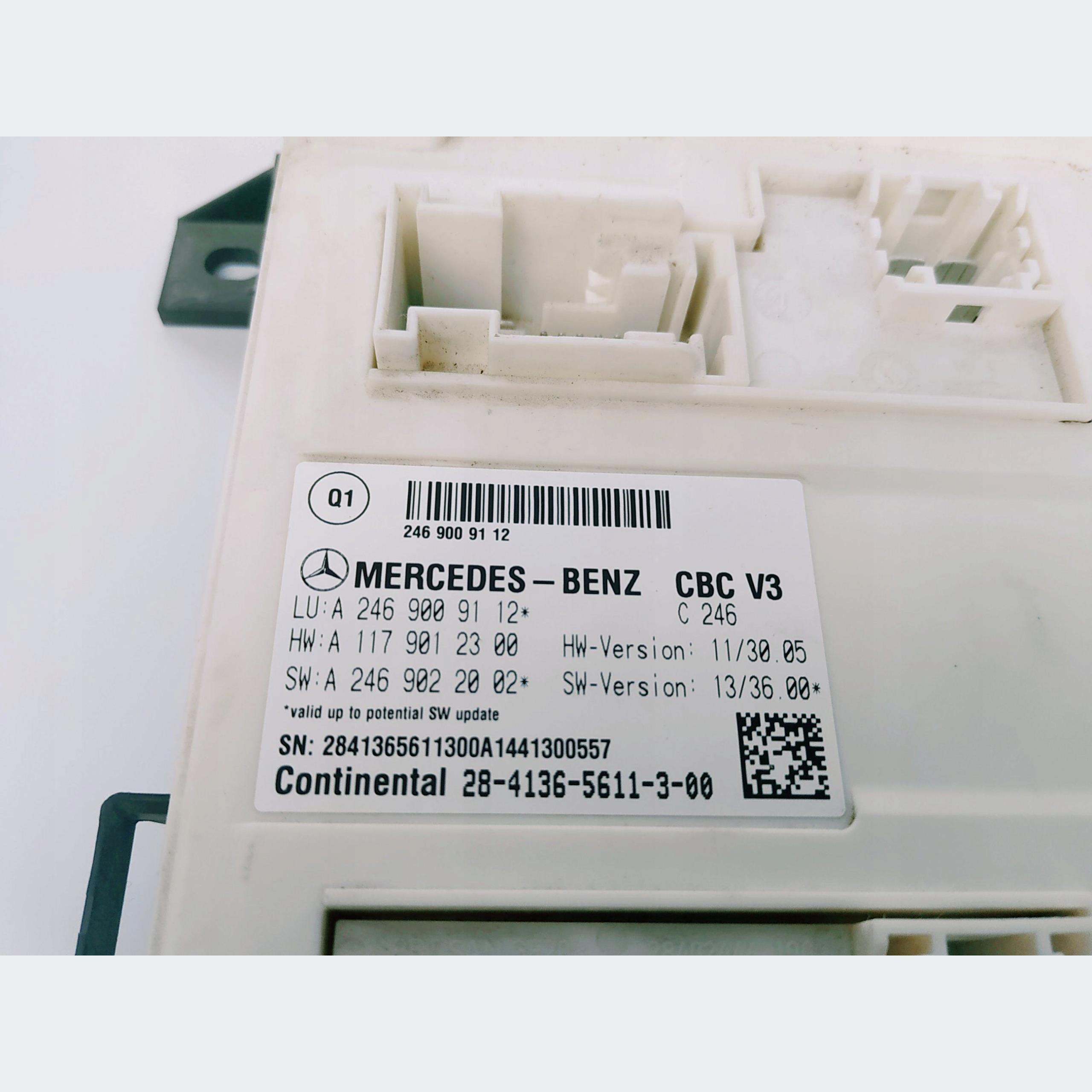 comfort control unit BSI SAM MERCEDES CLA B W117 W246