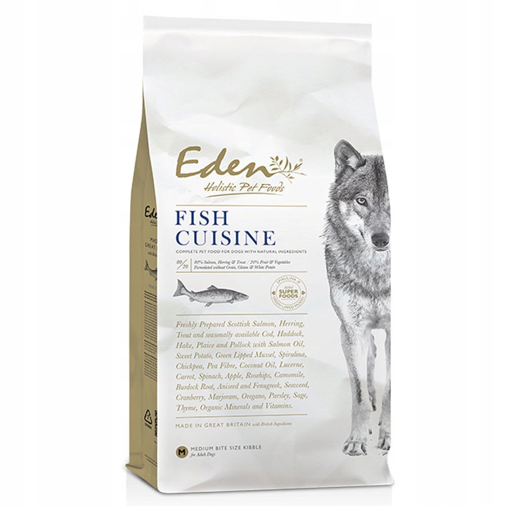 Levně Eden Fish Cuisine Skotský Losos A Sleď ML 2 kg Střední A Velká Plemena