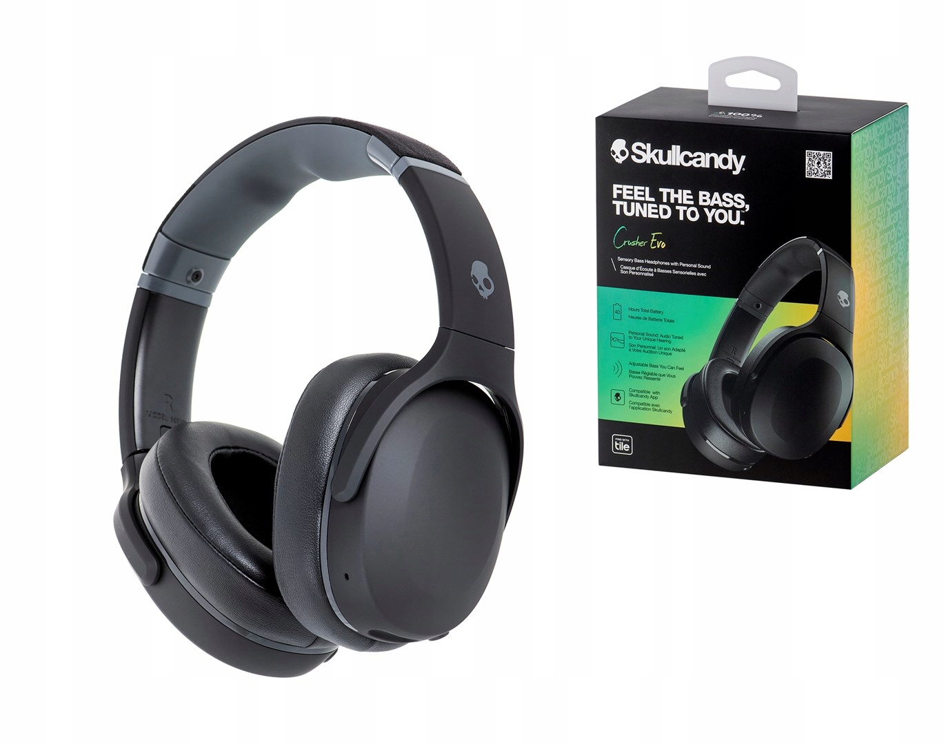 Sluchátka Skullcandy Crusher Evo Wireless Black