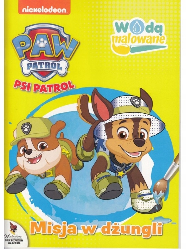 

Wodą malowane Psi Patrol Wodna Malowanka
