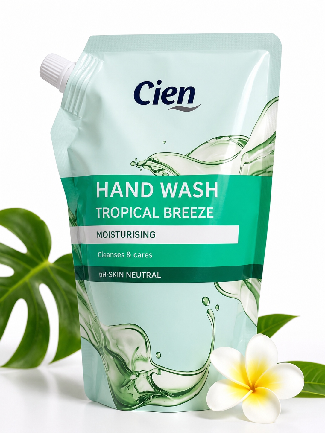 Cien Hand Wash Tropical Breeze Mydło do rąk Uzupełnienie 750 ml Nawilżające
