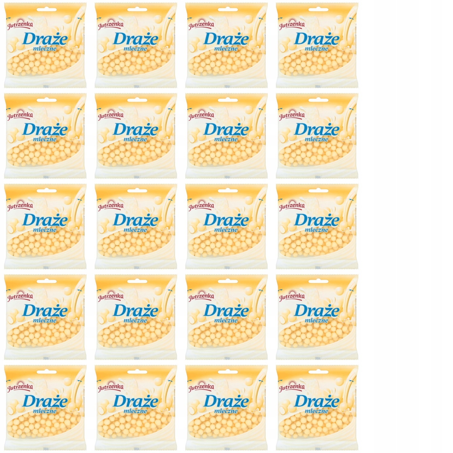20x 80g Jutrzenka draże mleczne Karton