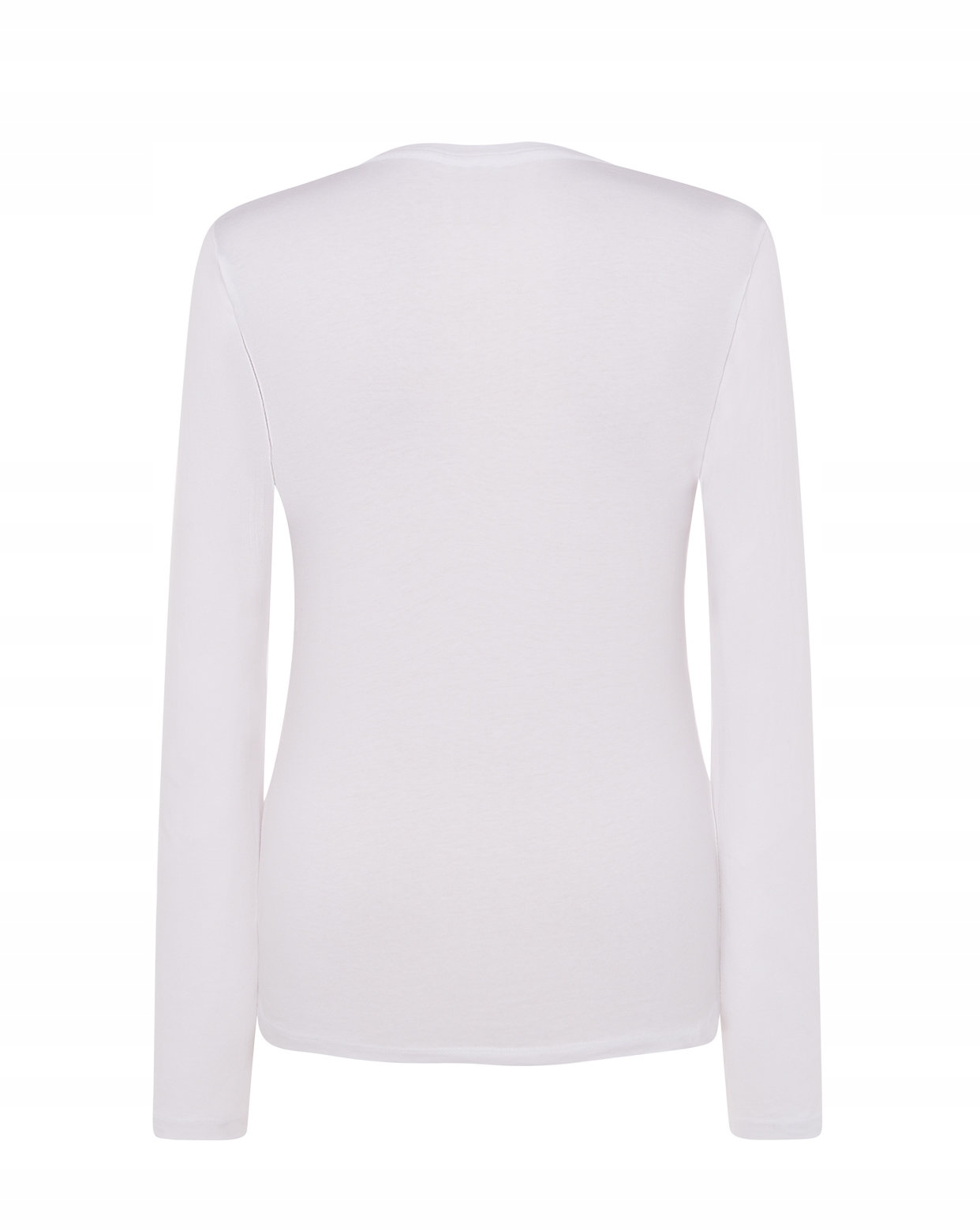 BLUZKA damska z długim rękawem JHK biała 2XL Rozmiar XXL