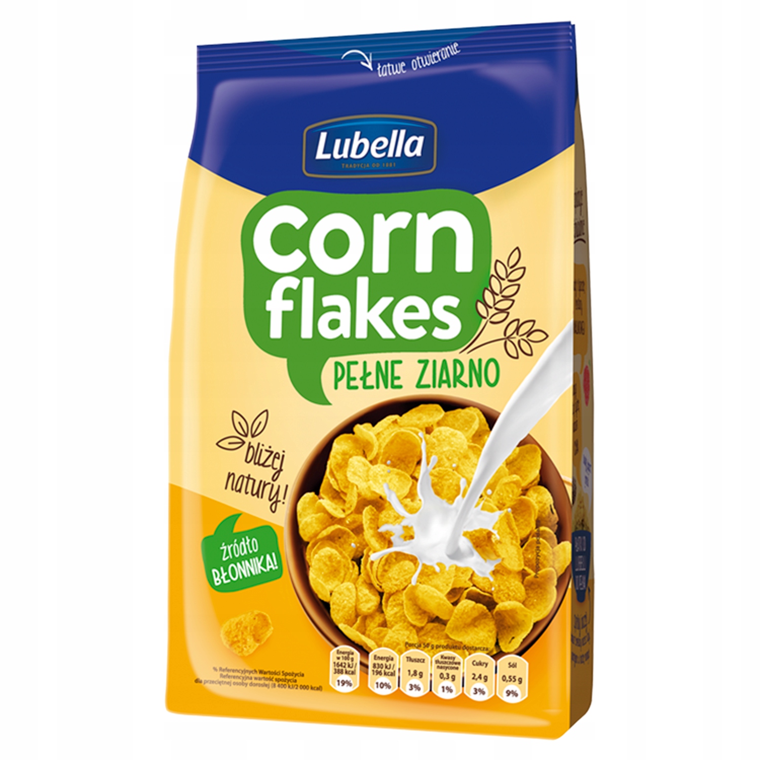 Levně 5x Lubella Corn Flakes Plné zrno 500 g