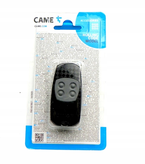 

Pilot do Bramy Came AT04EV Atomo 433,92Mhz