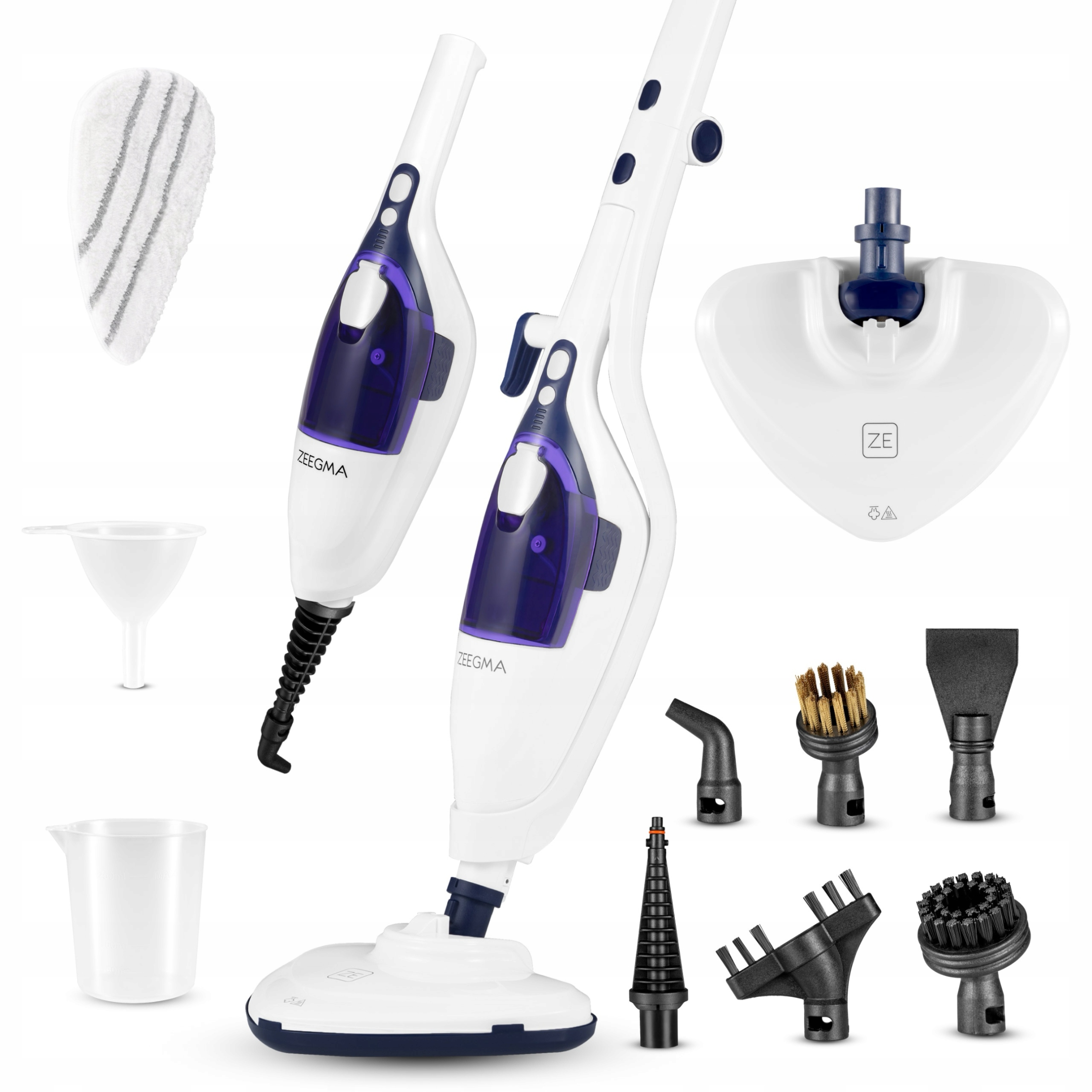 Parownica na Pluskwy Myjka Parowa Mop Ciśnieniowy 1500W Zeegma Mocny Mop