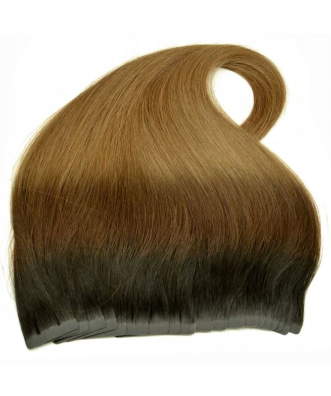 WŁOSY NATURALNE TAPEON DUO #MACCHIATO 50CM 50G