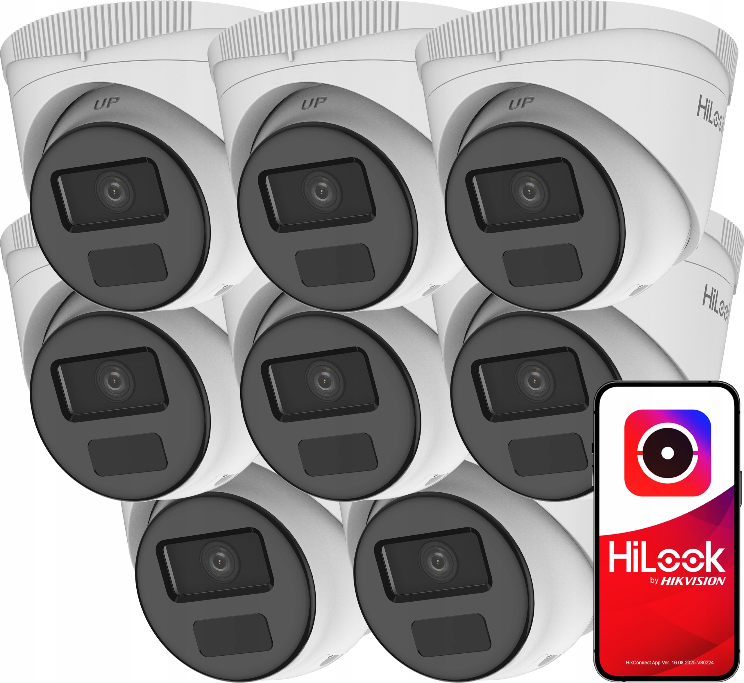 Ip kamery 2MPx Fhd IPC-T221H-C x8 HiLook od Hikvision Externý náhľad24h