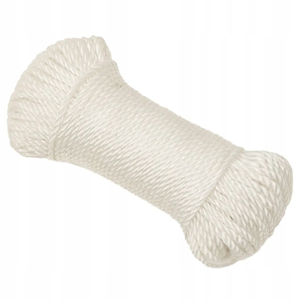 Linka robocza, biała, 8 mm, 50 m, polipropylen