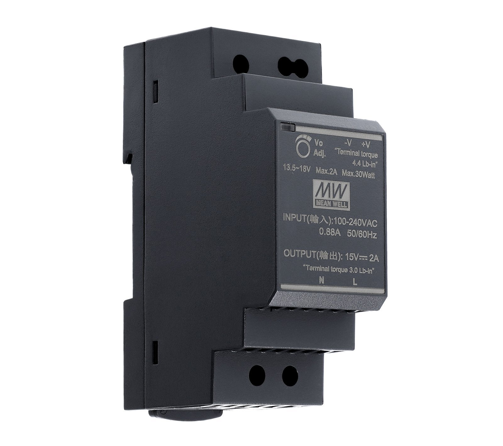 

Zasilacz Din 15V 2A 30W Mean Well HDR-30-15