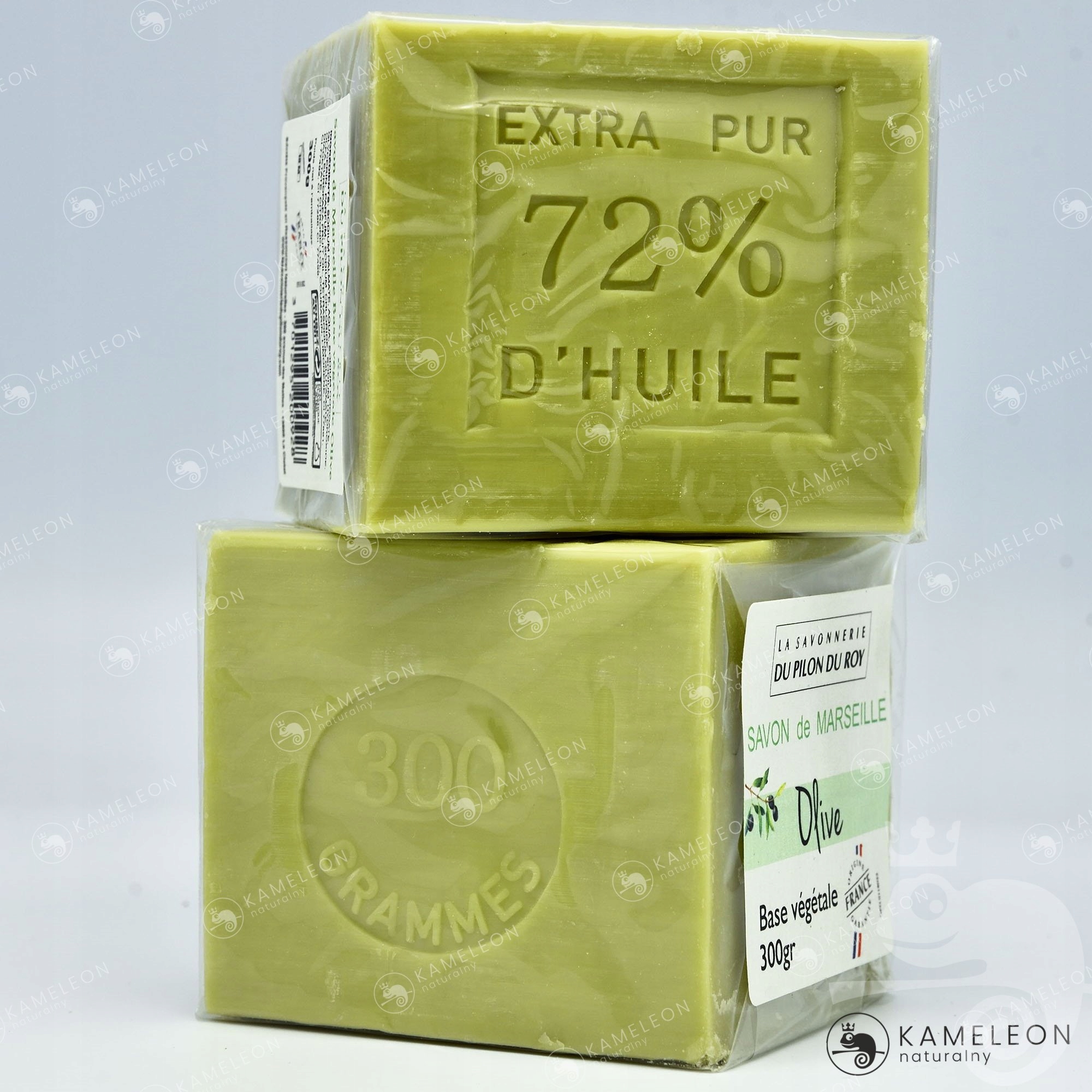 MYDŁO FRANCUSKIE MARSYLSKIE OLIWKOWE KOSTKA 300g Problem skóry nie dotyczy