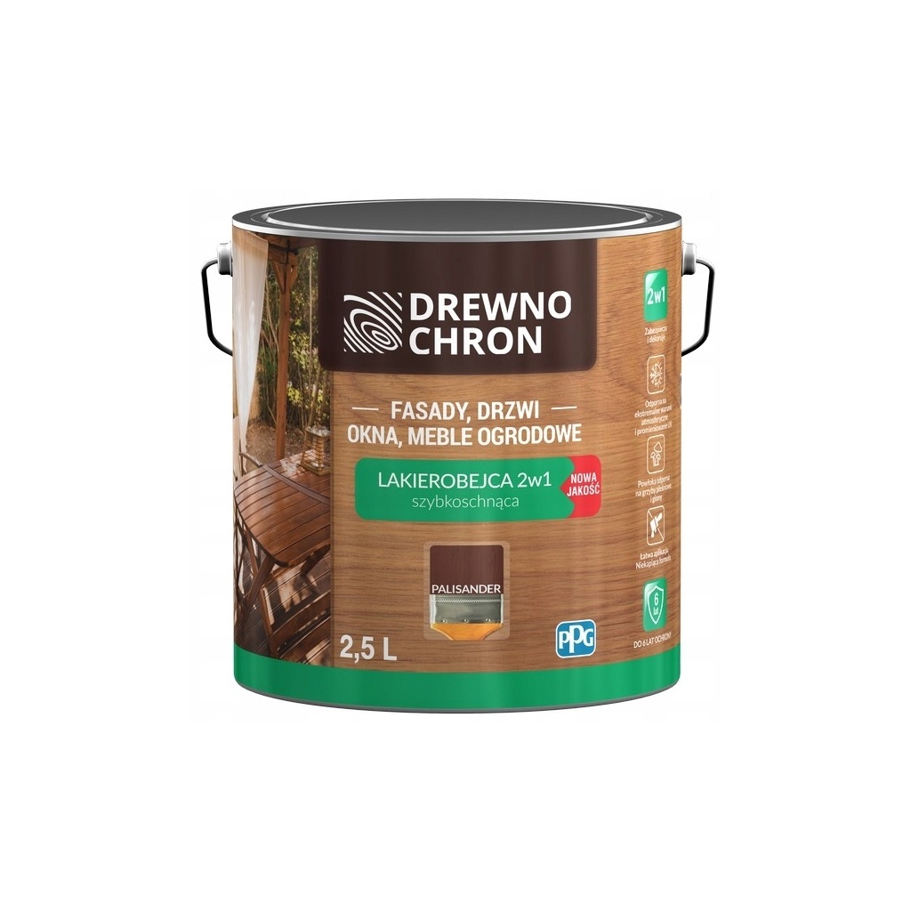 Lakovací pistole 2v1 Drewnochron 2,5L Palisander