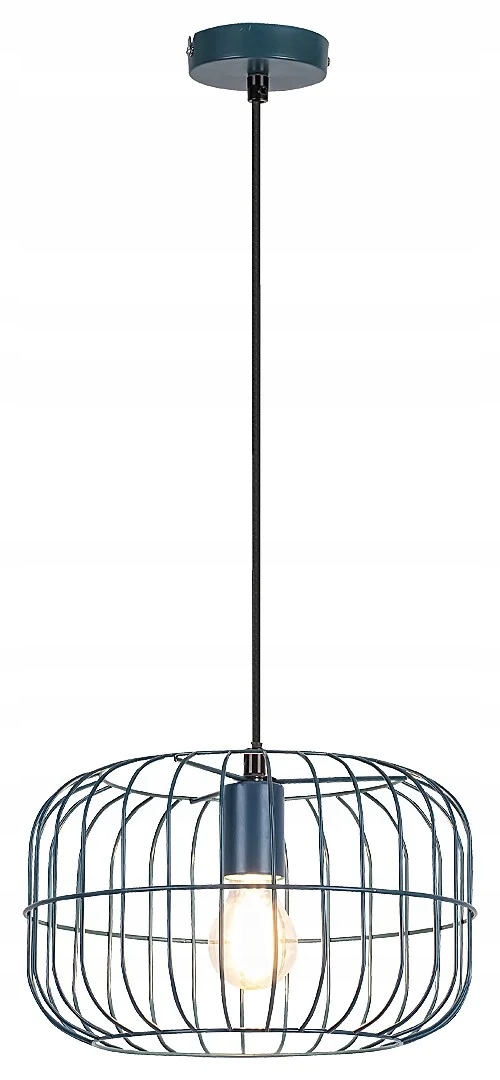 Industriální závěsná lampa E27 1x60W modrá 4919 Xenia Rabalux
