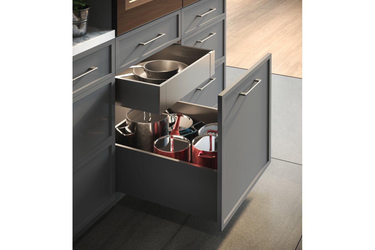 SZUFLADA GTV AXIS PRO 500D B. WYSOKA L500 H199 ANTRACYT CICHY DOMYK WYSUW Marka GTV