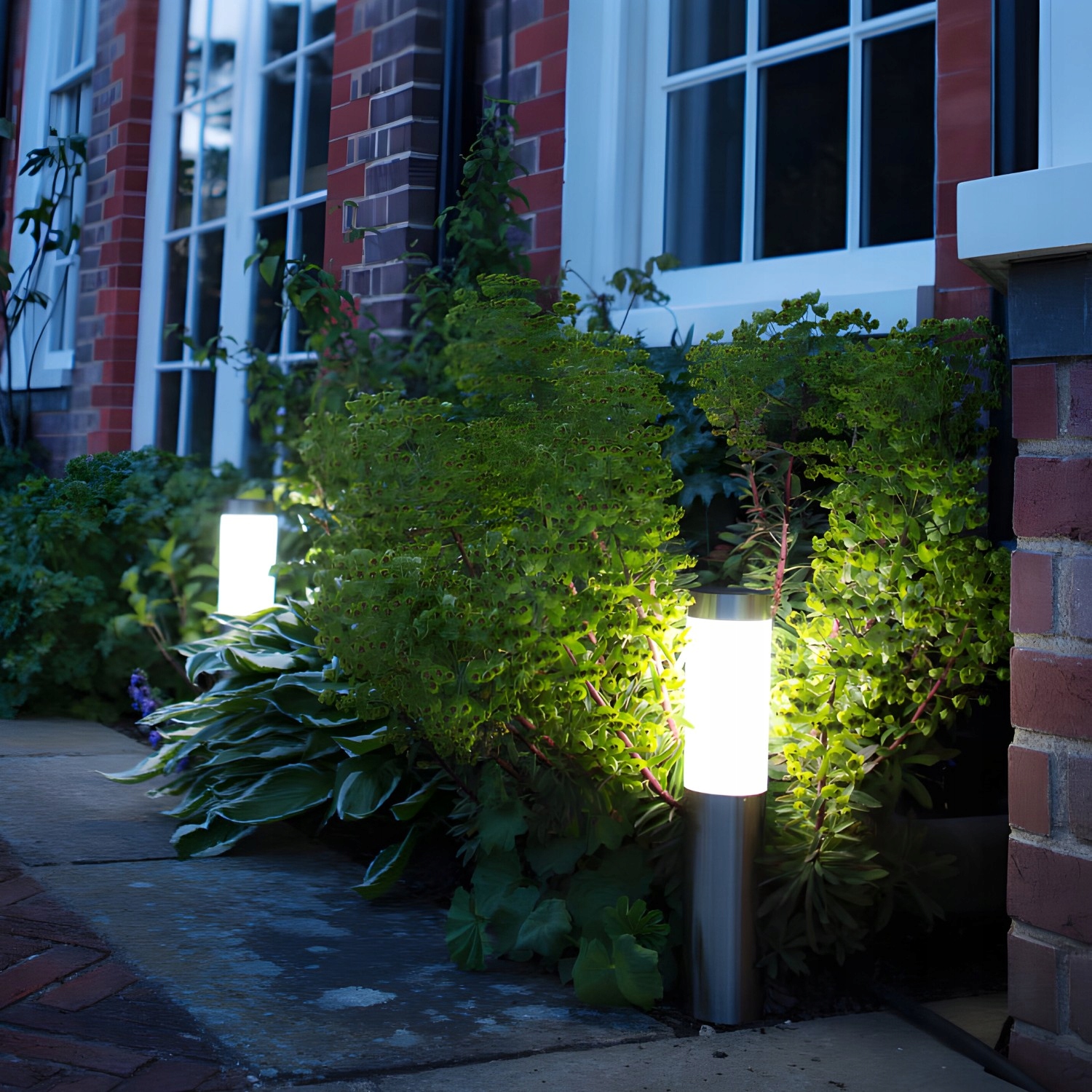 LAMPA OGRODOWA LED SŁUPEK STOJĄCA E27 ZEWNĘTRZNA OKRĄGŁA 45CM E27