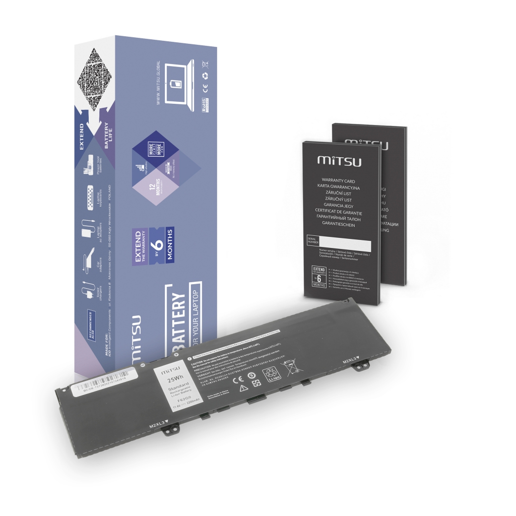 

Bateria F62G0 do Dell 5370 7370 7373 7380 7386