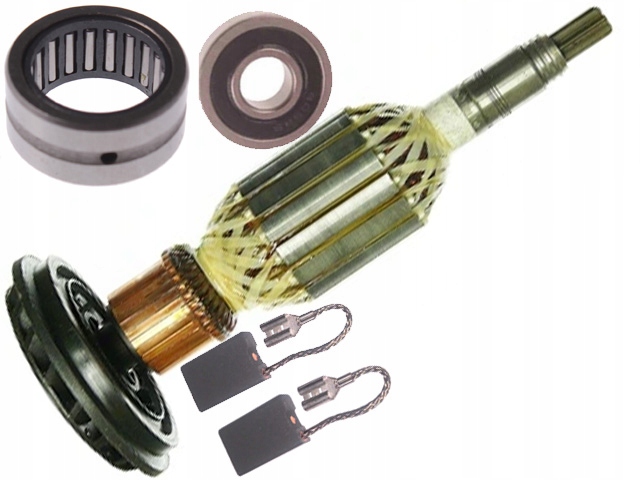 Rotor Bosch GBH11DE Gbh 11 De Ložiskové Kartáče