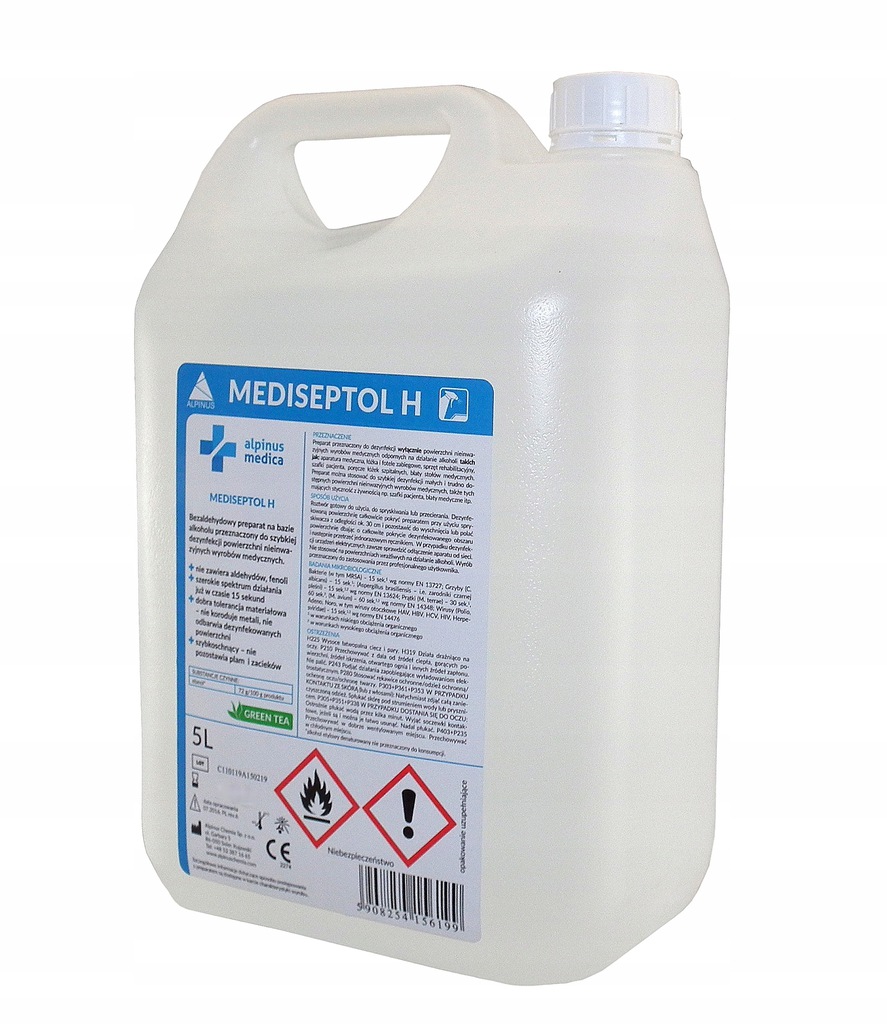 Mediseptol H naturalny- płyn do dezynfekcji 5 L