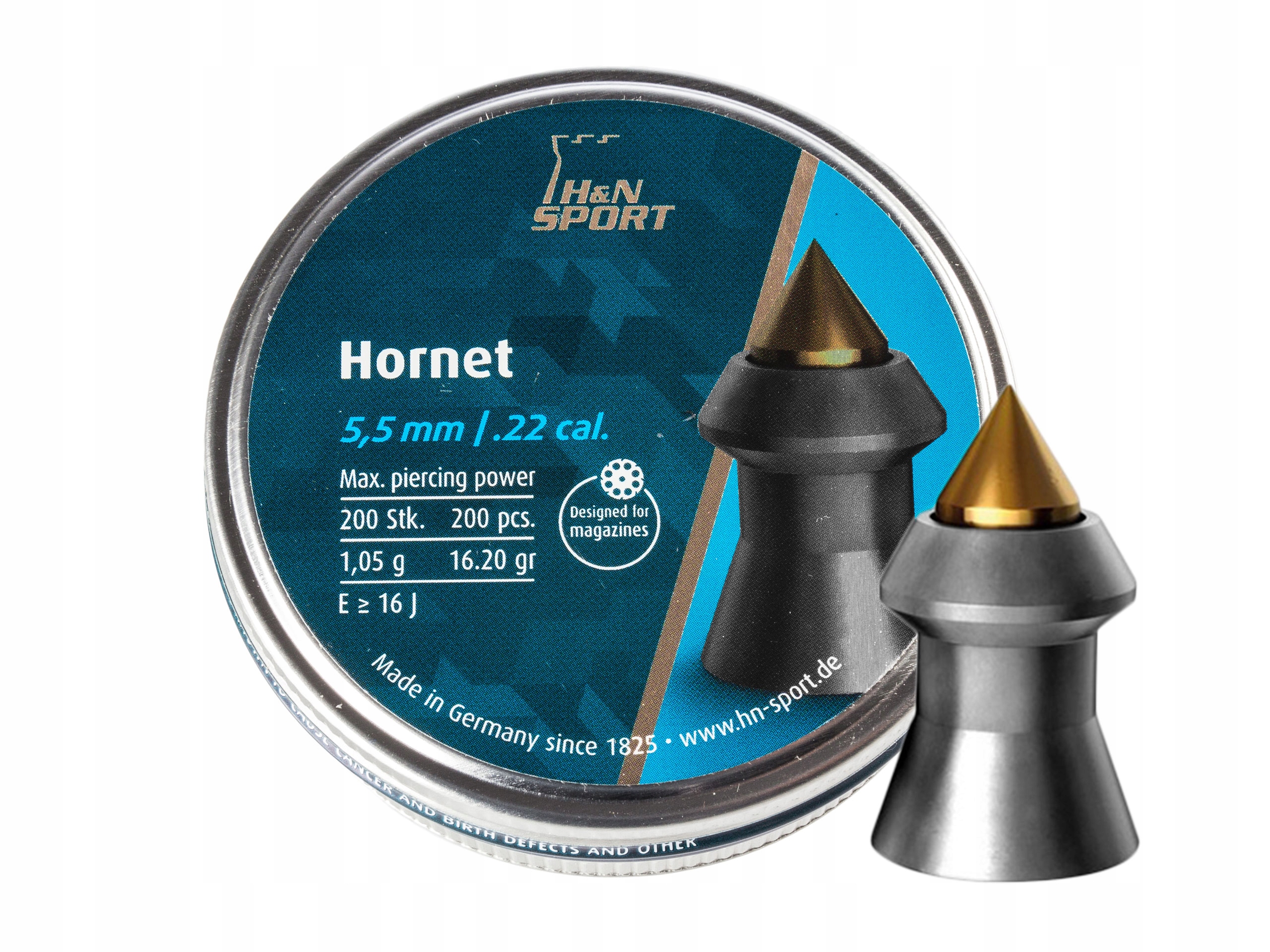 Śrut diabolo H&n Hornet 5,5 mm 200 szt.